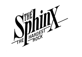 THE SPHINX THE HARDEST ROCK logo
