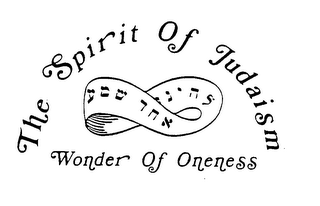 THE SPIRIT OF JUDAISM WONDER OF ONENESS logo