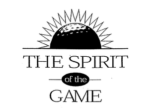 THE SPIRIT OF THE GAME logo