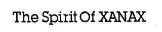 THE SPIRIT OF XANAX logo