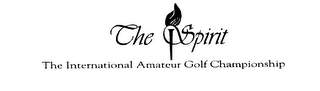 THE SPIRIT THE INTERNATIONAL AMATEUR GOLF CHAMPIONSHIP logo