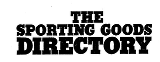 THE SPORTING GOODS DIRECTORY logo