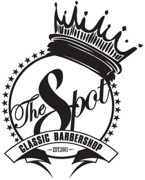 THE SPOT CLASSIC BARBERSHOP. EST 2001 logo