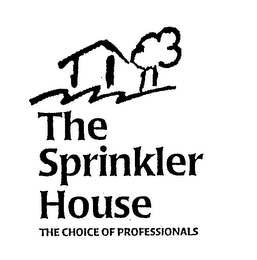 THE SPRINKLER HOUSE THE CHOICE OF PROFESSIONALS logo