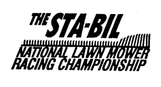 THE STA-BIL NATIONAL LAWN MOWER RACING CHAMPIONSHIP logo