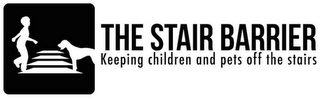 THE STAIR BARRIER KEEPING CHILDREN AND PETS OFF THE STAIRS logo