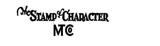 THE STAMP OF CHARACTER MT CO logo