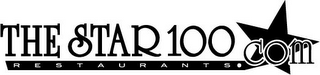 THE STAR 100 RESTAURANTS.COM logo