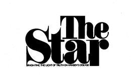THE STAR RADIATING THE LIGHT OF TRUTH ON HANSEN'S DISEASE logo