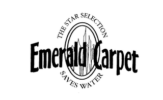 THE STAR SELECTION SAVES WATER EMERALD CARPET logo