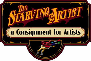 THE STARVING ARTIST A CONSIGNMENT FOR ARTISTS logo