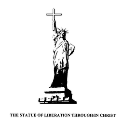 THE STATUE OF LIBERATION THROUGH/IN CHRIST logo