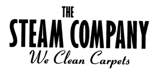 THE STEAM COMPANY WE CLEAN CARPETS logo