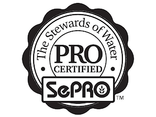 THE STEWARDS OF WATER PRO CERTIFIED SEPRO logo