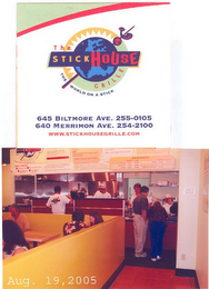 THE STICKHOUSE GRILLE logo