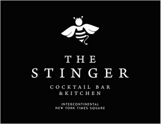 THE STINGER COCKTAIL BAR & KITCHEN INTERCONTINENTAL NEW YORK TIMES SQUARE logo
