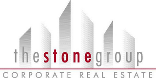 THE STONE GROUP CORPORATE REAL ESTATE logo