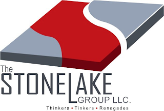 THE STONELAKE GROUP LLC. THINKERS · TINKERS · RENEGADES logo