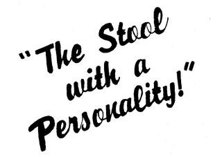 "THE STOOL WITH A PERSONALITY!" logo