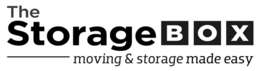 THE STORAGE BOX MOVING & STORAGE MADE EASY logo