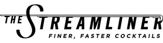 THE STREAMLINER FINER, FASTER COCKTAILS logo