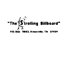"THE STROLLING BILLBOARD" logo