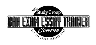 THE STUDY GROUP BAR EXAM ESSAY TRAINER COURSE GET THE ESSAY TRAINER EDGE logo