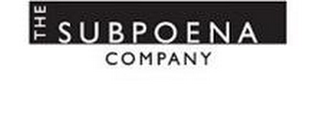 THE SUBPOENA COMPANY logo