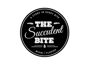 THE SUCCULENT BITE A STORY IN EVERY BITE MIAMI FLORIDA logo