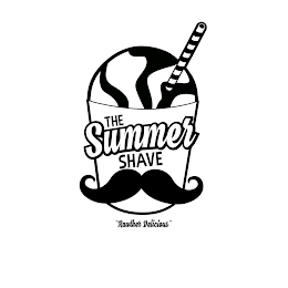 THE SUMMER SHAVE "RAWTHER DELICIOUS" logo