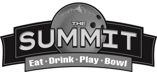 THE SUMMIT EAT · DRINK · PLAY · BOWL logo
