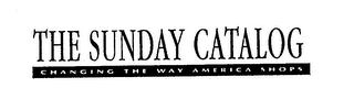 THE SUNDAY CATALOG CHANGING THE WAY AMERICA SHOPS logo