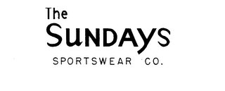 THE SUNDAYS SPORTSWEAR CO. logo