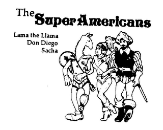 THE SUPER AMERICANS LAMA THE LLAMA DON DIEGO SACHA logo