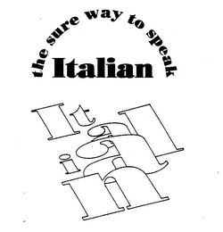THE SURE WAY TO SPEAK ITALIAN logo