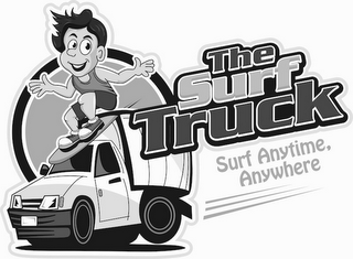 THE SURF TRUCK SURF ANYTIME, ANYWHERE logo