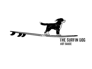 THE SURFIN DOG HOT SAUCE logo