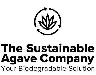 THE SUSTAINABLE AGAVE COMPANY YOUR BIODEGRADABLE SOLUTION logo