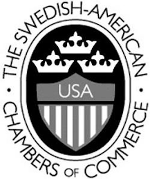 THE SWEDISH-AMERICAN CHAMBERS OF COMMERCE USA logo