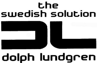 THE SWEDISH SOLUTION DL DOLPH LUNDGREN logo