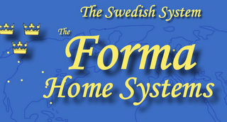 THE SWEDISH SYSTEM THE FORMA HOME SYSTEMS logo