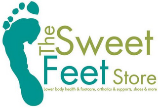 THE SWEET FEET STORE LOWER BODY HEALTH & FOOTCARE, ORTHOTICS & SUPPORTS, SHOES & MORE logo
