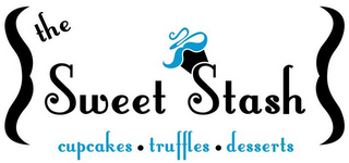 THE SWEET STASH CUPCAKES TRUFFLES DESSERTS logo