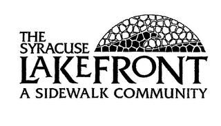 THE SYRACUSE LAKEFRONT A SIDEWALK COMMUNITY logo