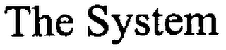 THE SYSTEM logo