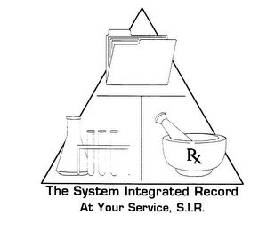 THE SYSTEM INTEGRATED RECORD AT YOUR SERVICE, S.I.R. logo