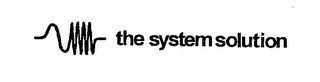 THE SYSTEM SOLUTION logo