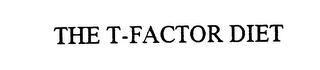 THE T-FACTOR DIET logo
