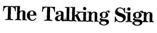 THE TALKING SIGN logo