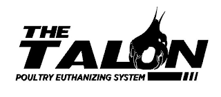 THE TALON POULTRY EUTHANIZING SYSTEM logo